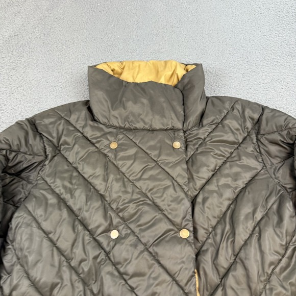 Scotch & Soda Jacket Mens Large Quilted Puffer Reversible Snap Front Modern - Picture 4 of 10